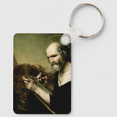 Sint Marcus de Evangelist Sleutelhanger (Achterkant)