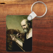 Sint Marcus de Evangelist Sleutelhanger (Achterkant)