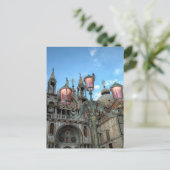 Sint-Marcus en lamp, Venetië, Italië Briefkaart (Staand voorkant)