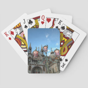 Sint-Marcus en lamp, Venetië, Italië Pokerkaarten