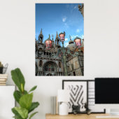Sint-Marcus en lamp, Venetië, Italië Poster (Thuiskantoor)