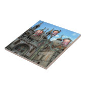 Sint-Marcus en lantaarn, Venetië, Italië Tegeltje (Zijkant)
