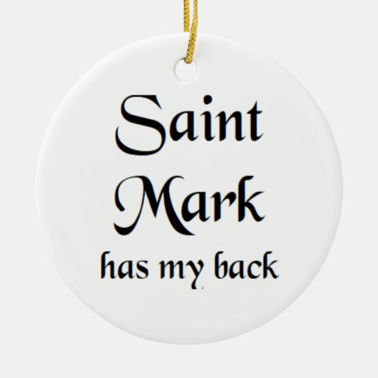Sint Marcus Keramisch Ornament (Voorkant)