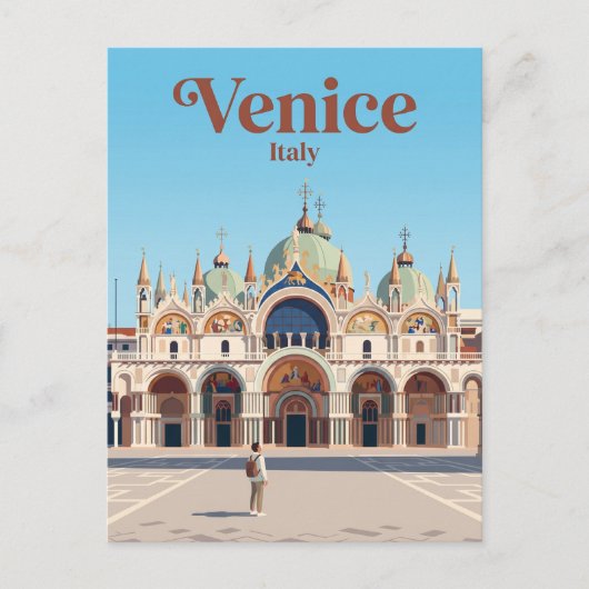 Sint-Marcusbasiliek Italië Briefkaart (Voorkant)