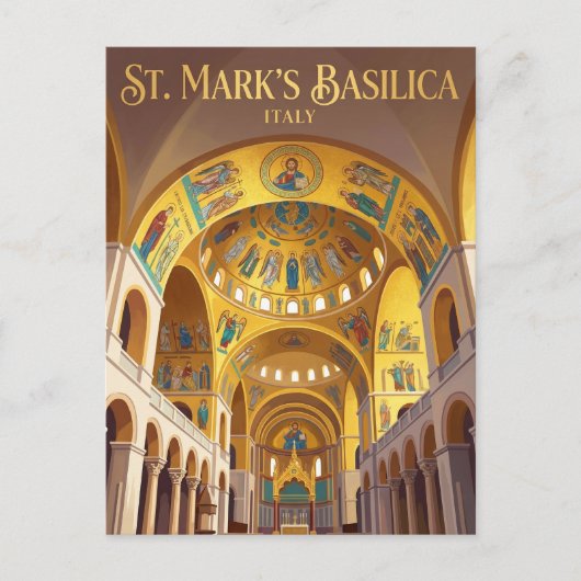 Sint-Marcusbasiliek Italië Briefkaart (Voorkant)