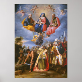 Sint Margaret, Cavaliere d'Arpino Fijne Kunst Post Poster