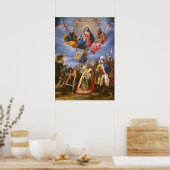 Sint Margaret, Cavaliere d'Arpino Fijne Kunst Post Poster (Keuken)