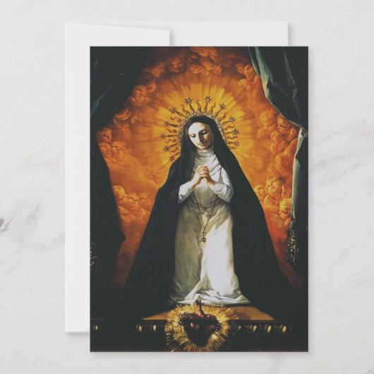 Sint-Margaretha Maria Alacoque Bedankkaart (Voorkant)