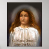 Sint Maria Goretti, Martyr voor Zuiverheid, Poster (Voorkant)