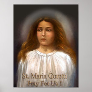 Sint Maria Goretti, Martyr voor Zuiverheid, Poster