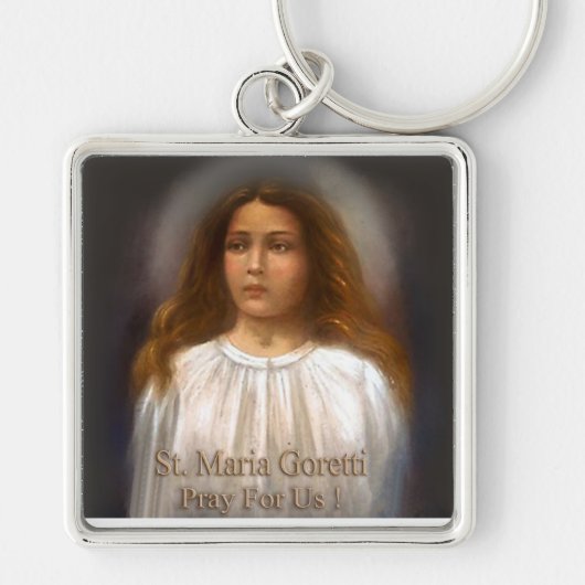 Sint Maria Goretti, Martyr voor Zuiverheid, Sleutelhanger (Voorkant)