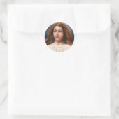 Sint Maria Goretti Ronde Sticker (Tas)