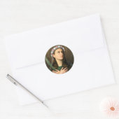 Sint Maria Goretti Ronde Sticker (Envelop)