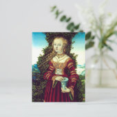 SINT MARIA MAGDALENA Detail ,Perkament Briefkaart (Staand voorkant)