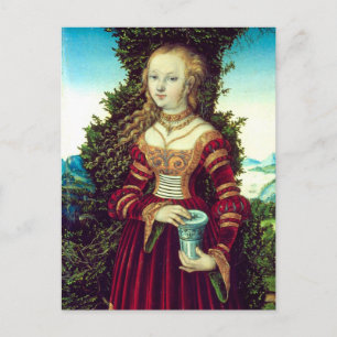 SINT MARIA MAGDALENA Detail ,Perkament Briefkaart