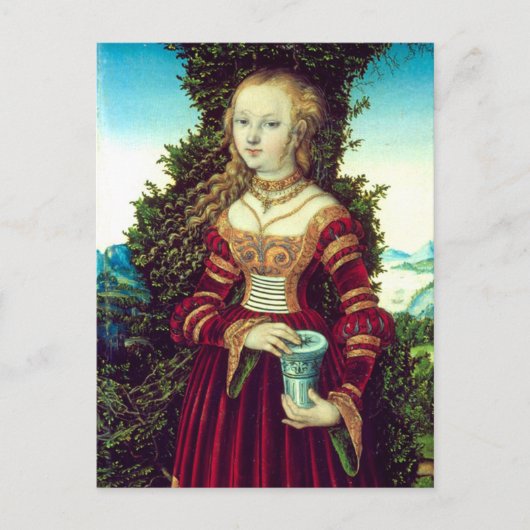 SINT MARIA MAGDALENA Detail ,Perkament Briefkaart (Voorkant)