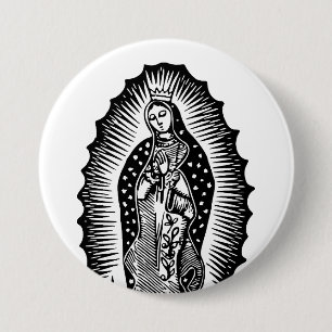 Sint Maria Ronde Button 7,6 Cm