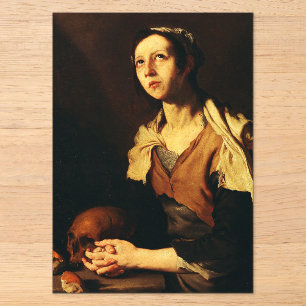 Sint Maria van Egypte door Jusepe de Ribera Acryl Uitnodigingen