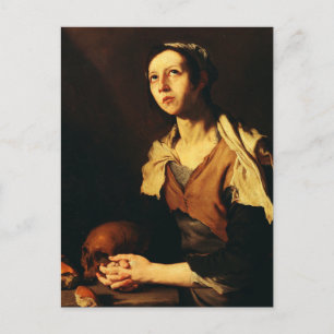 Sint Maria van Egypte door Jusepe de Ribera Briefkaart