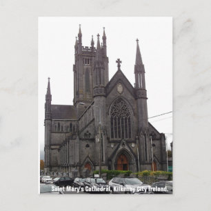 Sint-Mariakathedraal, stad Kilkenny Ierland Briefkaart