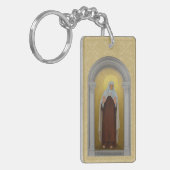 Sint-Mariam van Jesus Crucified Carmelite Prayer Sleutelhanger (Voorkant Links)