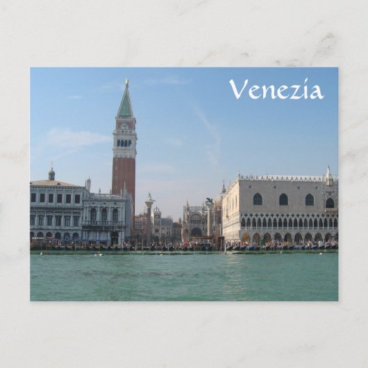 Sint-Mark-plein van het Grote Kanaal Briefkaart (Voorkant)