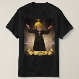 Sint Maron (Maroun) Patroon van de Maronitische Ke T-shirt