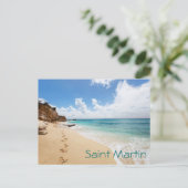 Sint-Martin-eiland. Caraïbisch Briefkaart (Staand voorkant)