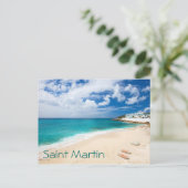 Sint-Martin-eiland. Caraïbisch Briefkaart (Staand voorkant)
