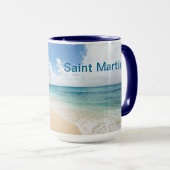 Sint-Martin-eiland. Caraïbisch Mok (Voorkant rechts)