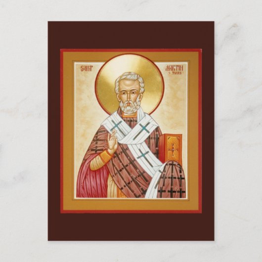 Sint-Martin van Tours Prayer Card Briefkaart (Voorkant)