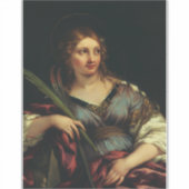 Sint Martina van Rome door Pietro Berrettini Sticker (Voorkant)