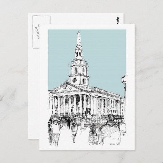 Sint-Martins in het veld Briefkaart (Voorkant / Achterkant)