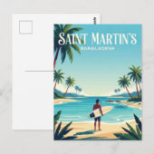Sint-Martinus-eiland Bangladesh Briefkaart (Voorkant / Achterkant)