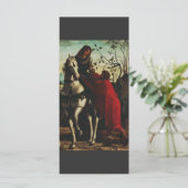 Sint Martinus van Tours deelt de mantel Kunstwerk (Staand voorkant)