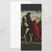 Sint Martinus van Tours deelt de mantel Kunstwerk (Voorkant / Achterkant)
