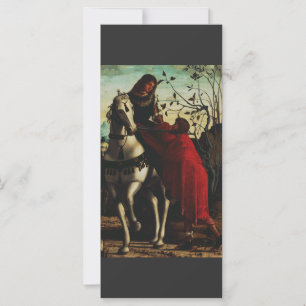 Sint Martinus van Tours deelt de mantel Kunstwerk