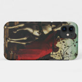 Sint Martinus van Tours deelt de mantel Kunstwerk Case-Mate iPhone Case (Achterkant (horizontaal))