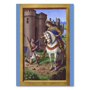 Sint Martinus van Tours die zijn mantel doormidden Kaart