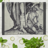 Sint Martinus van Tours Graveerkunst Theedoek (Gevouwen)