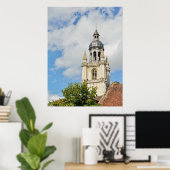 Sint-Martinusbasiliek in Halle, België Poster (Thuiskantoor)