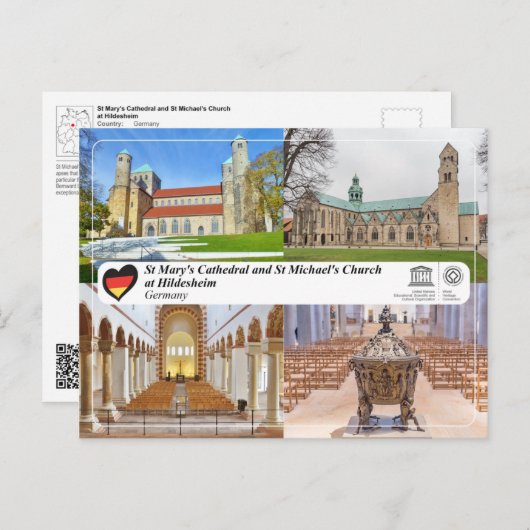 Sint-Mary's kathedraal en Sint-Michael's kerk Briefkaart (Voorkant / Achterkant)