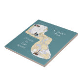 Sint-Marys riviertegel Tegeltje (Zijkant)