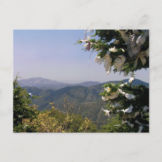 Sint-Mary's troontoorbergen Cyprus briefkaart (Voorkant)