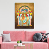 Sint Matteüs 6e eeuw religieus icoon Canvas Afdruk (Insitu (Woonkamer))