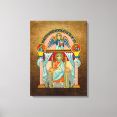 Sint Matteüs 6e eeuw religieus icoon Canvas Afdruk (Voorkant)