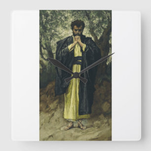 Sint-Mattheus door James Tissot Vierkante Klok