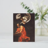 Sint-Matthew, Caravaggio Briefkaart (Staand voorkant)
