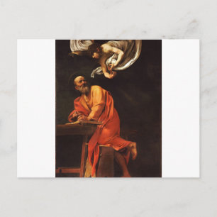Sint-Matthew, Caravaggio Briefkaart
