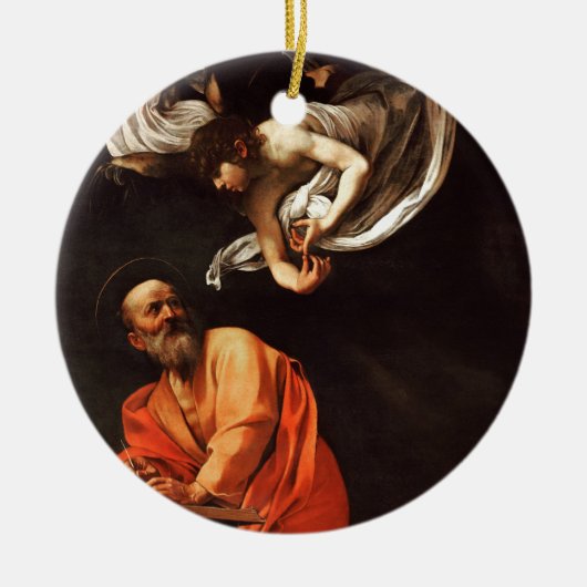 Sint-Matthew, Caravaggio Keramisch Ornament (Voorkant)
